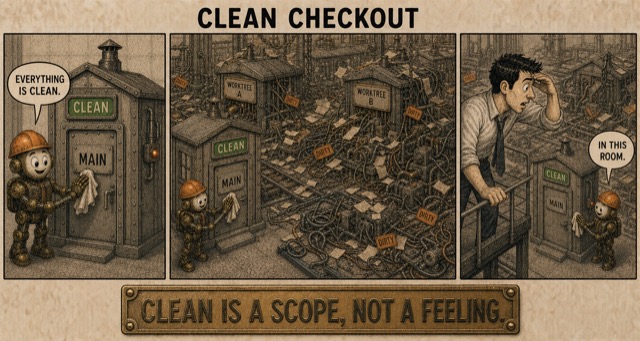Failure Museum exhibit titled Clean Checkout.