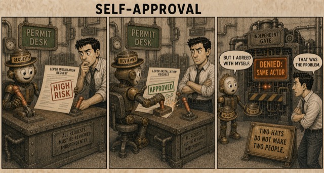 Failure Museum exhibit titled Self-Approval.