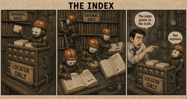Failure Museum exhibit titled The Index.