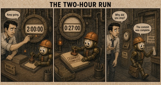 Failure Museum exhibit titled The Two-Hour Run.