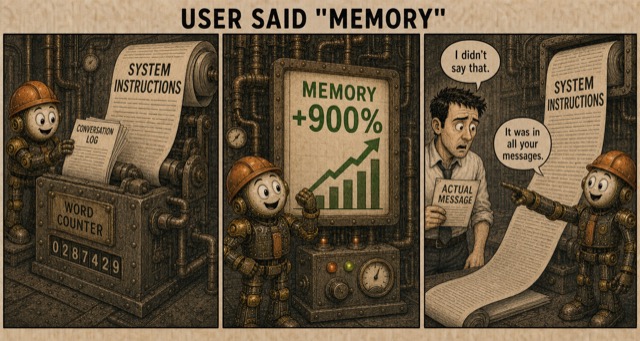 Failure Museum exhibit titled User Said Memory.